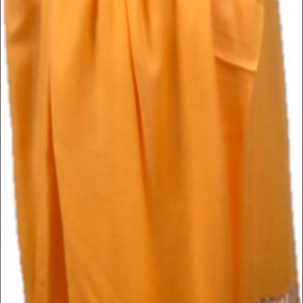 Beautiful Orange Sorbet Summer Scarf - Picture 6 of 7